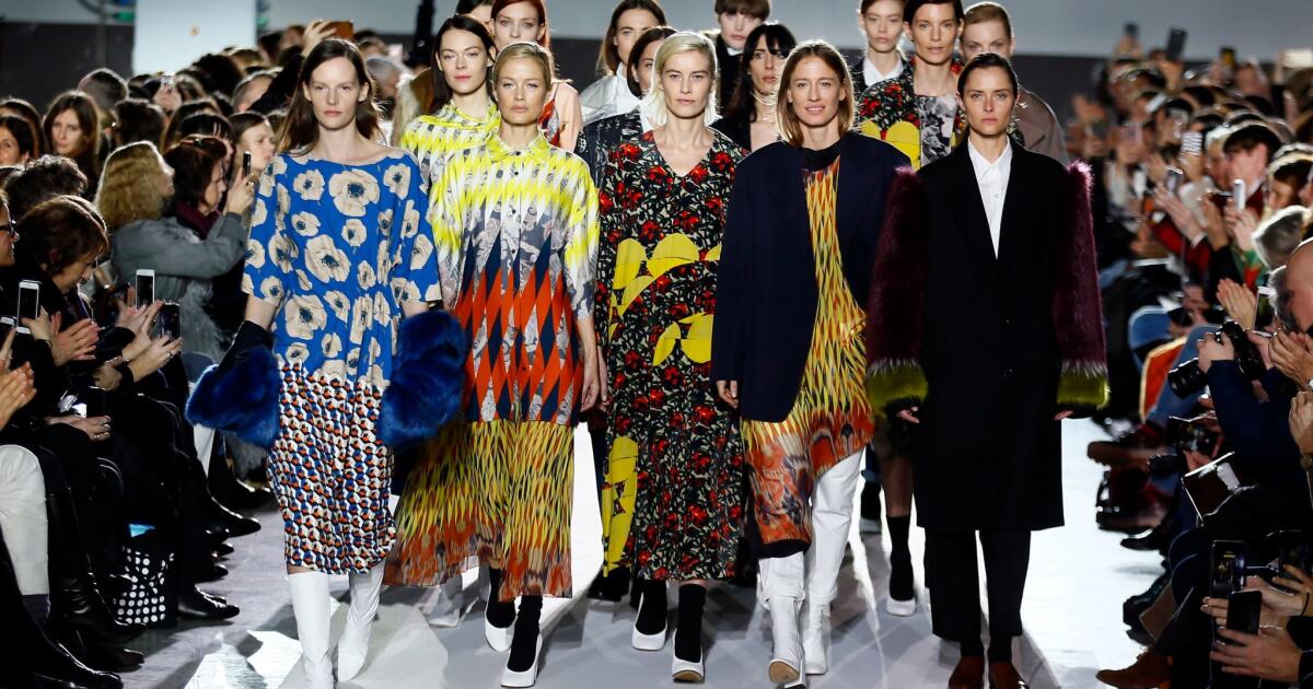 At Paris Fashion Week, Dries Van Noten and Kenzo make looking back
